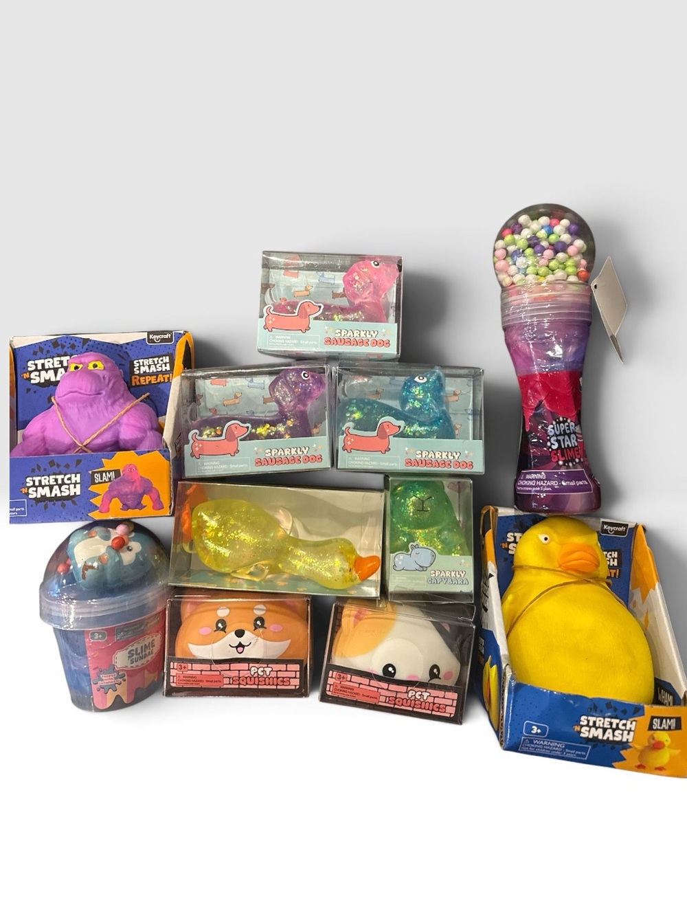 WD8. Keycraft (Learning Express) Toy Bundle - Toys, Squishies, & More!